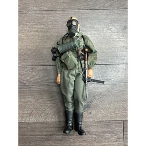 German Soldier 1/6 Scale Action Figure World War 2 Gas Mask Guns Accessories